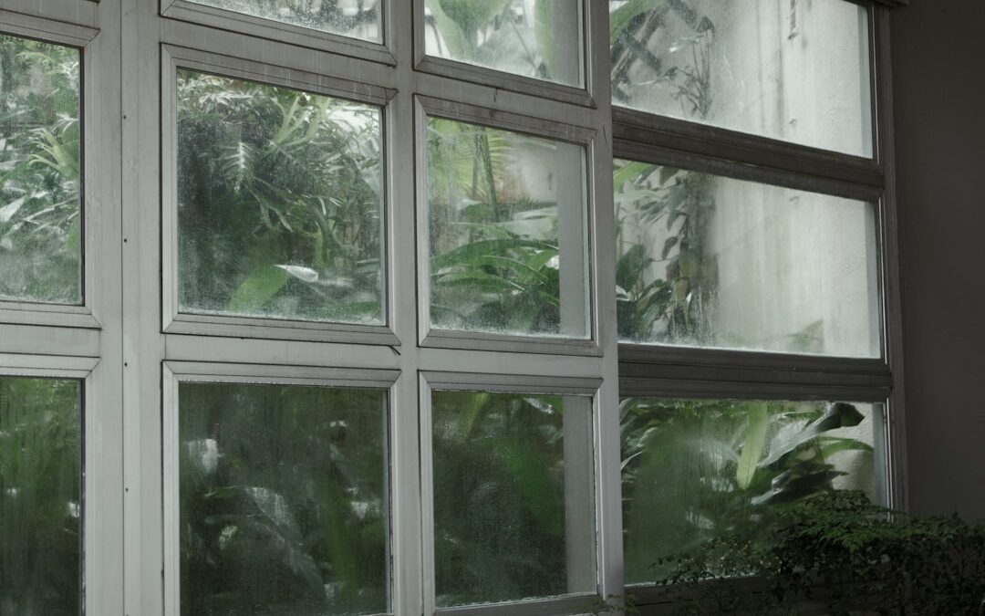 AC maintenance in humid Florida home interior with muggy air and modern cooling system