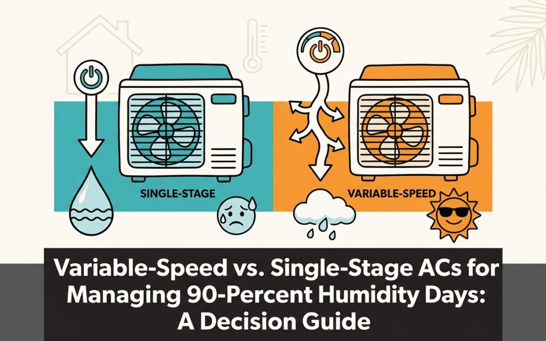 Variable-Speed vs. Single-Stage ACs for Managing 90-Percent Humidity Days: A Decision Guide