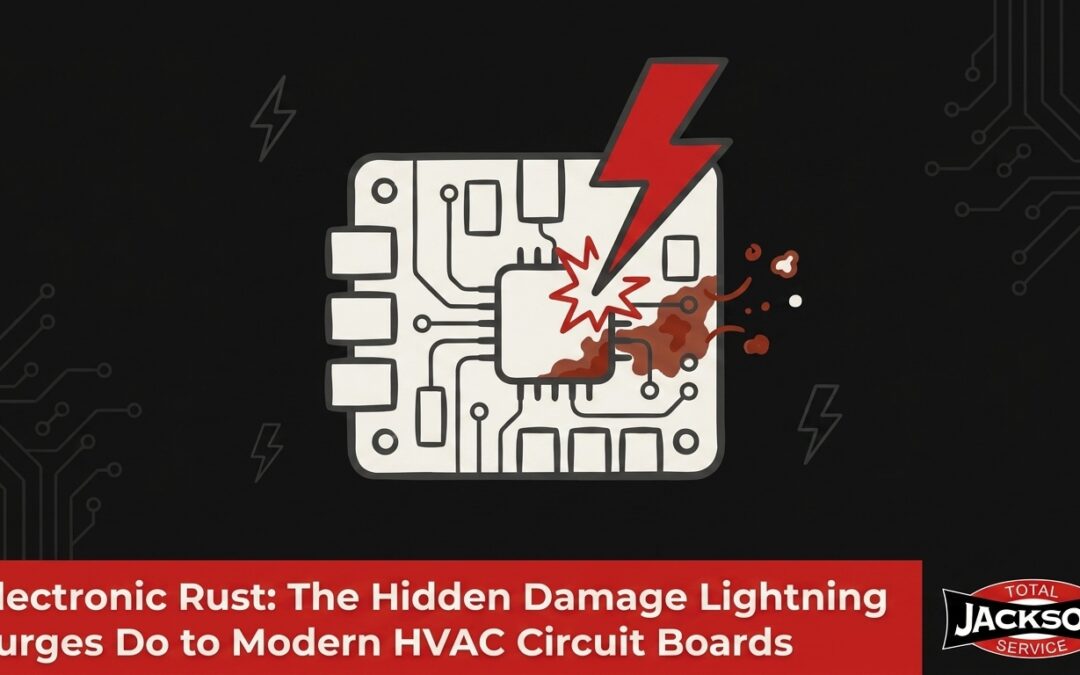 The Hidden Damage Lightning Surges Do to Modern HVAC Circuit Boards