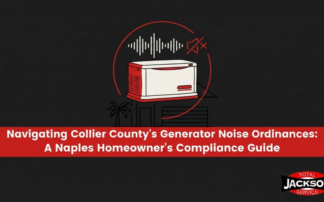 Navigating Collier County’s Noise Ordinances When Installing a Standby Generator