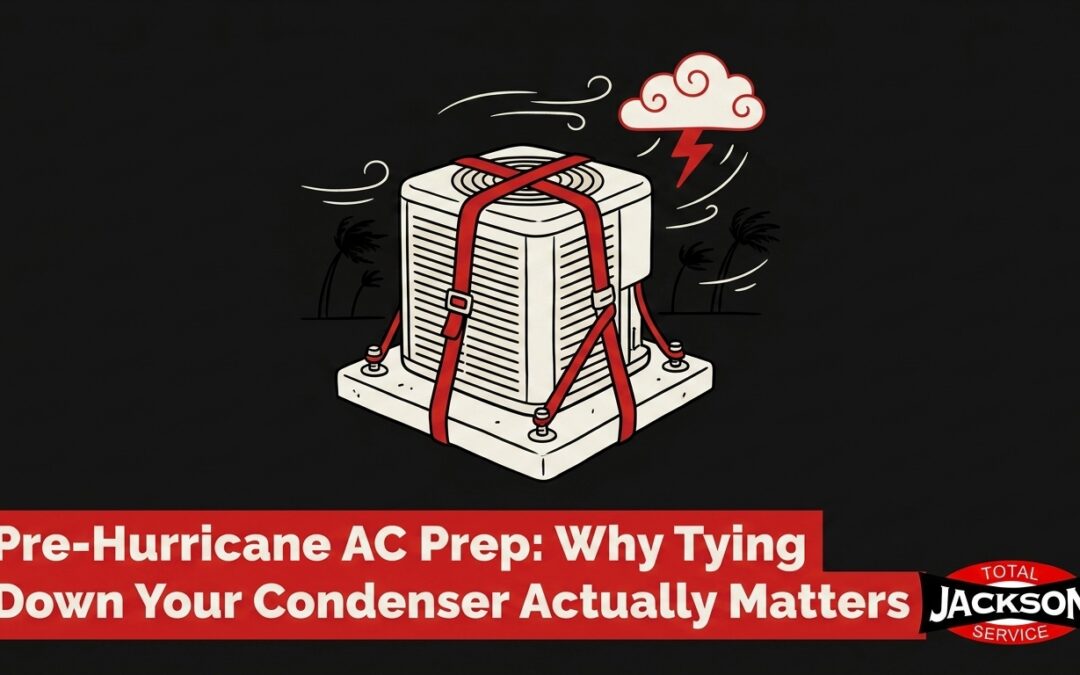 Pre-Hurricane AC Prep: Why Tying Down Your Condenser Actually Matters
