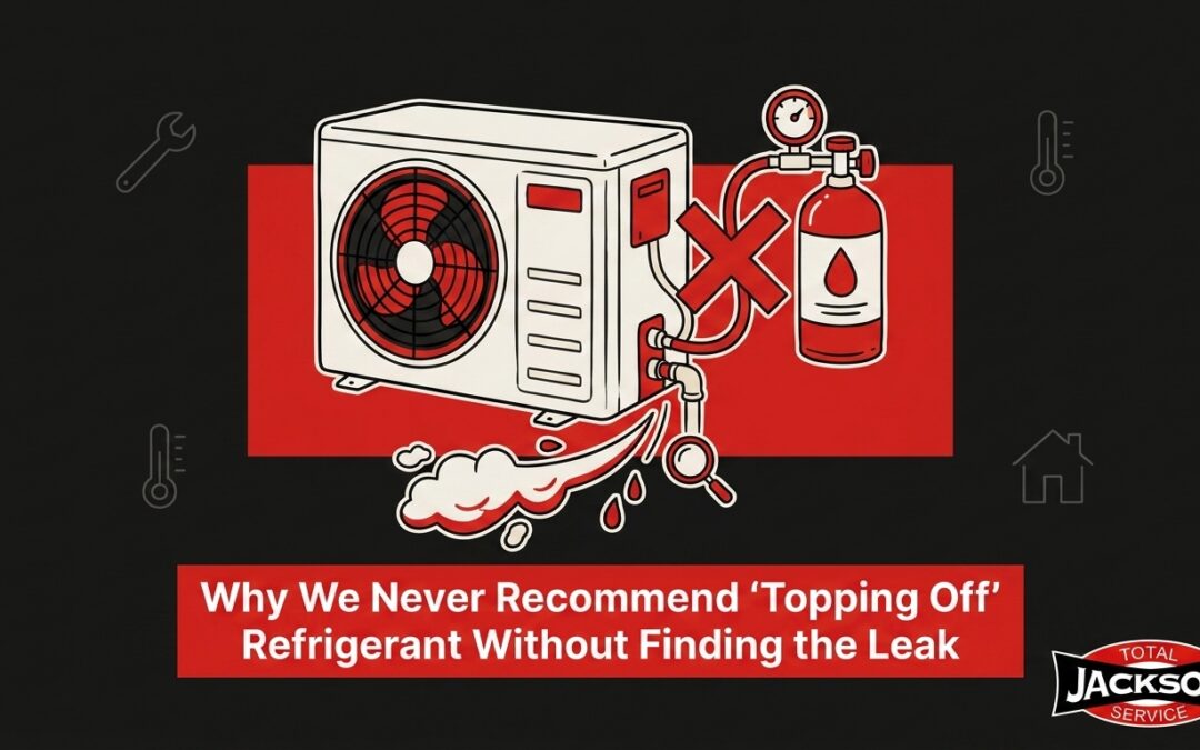Why We Never Recommend ‘Topping Off’ Refrigerant Without Finding the Leak