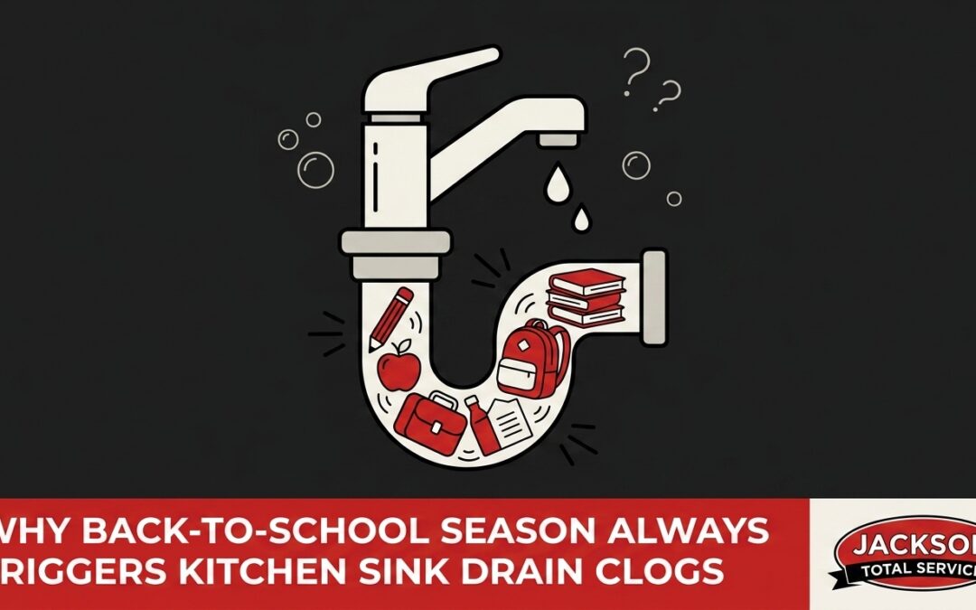 Why Back-to-School Season Always Triggers Kitchen Sink Drain Clogs