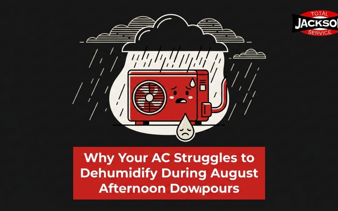 Why Your AC Struggles to Dehumidify During August Afternoon Downpours