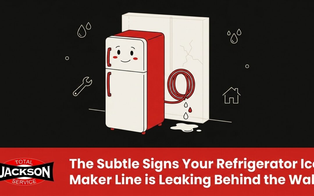The Subtle Signs Your Refrigerator Ice Maker Line is Leaking Behind the Wall