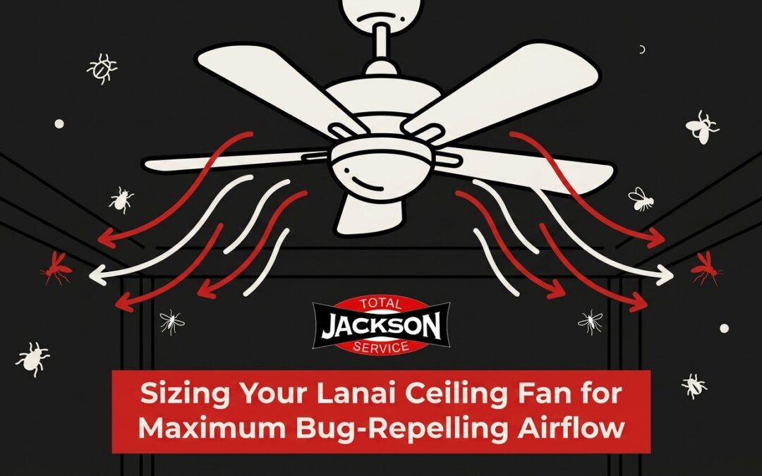Sizing Your Lanai Ceiling Fan for Maximum Bug-Repelling Airflow