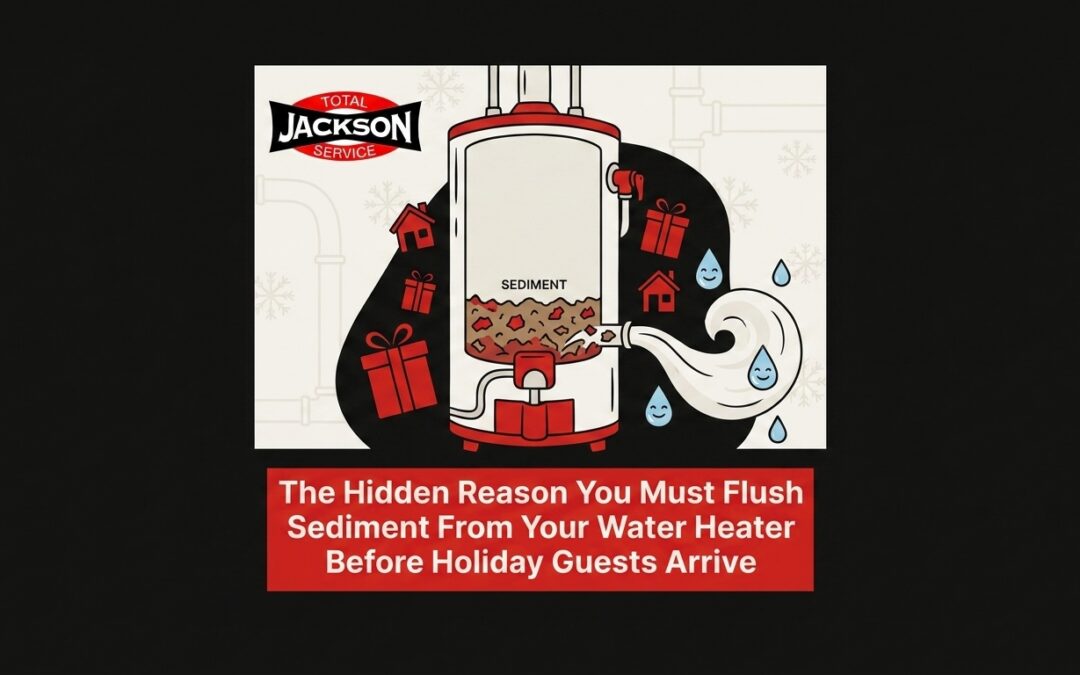 Flushing the Sediment from Your Water Heater Before Holiday Guests Arrive