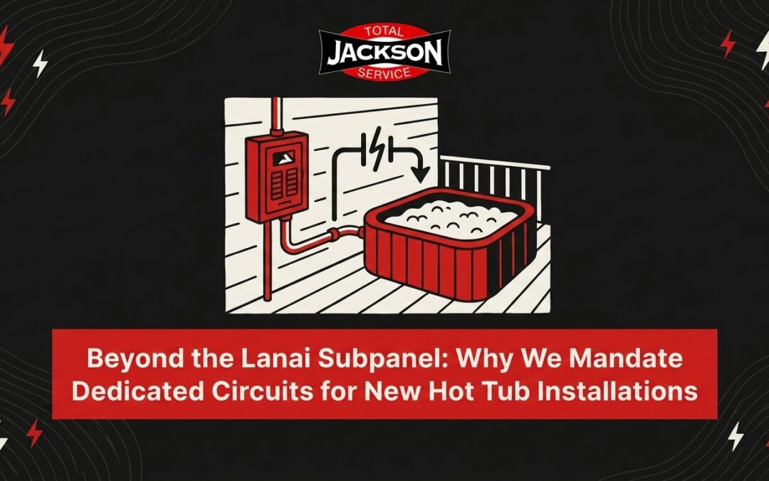 Why We Mandate Dedicated Circuits for New Hot Tub Installations