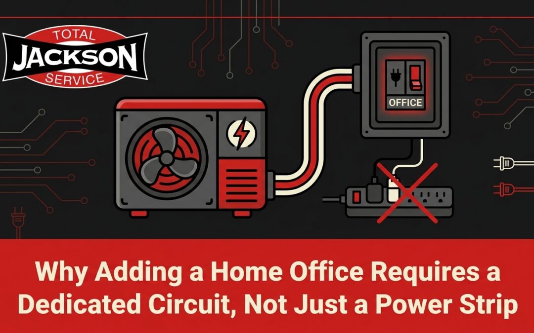 Why Adding a Home Office Requires a Dedicated Circuit, Not Just a Power Strip