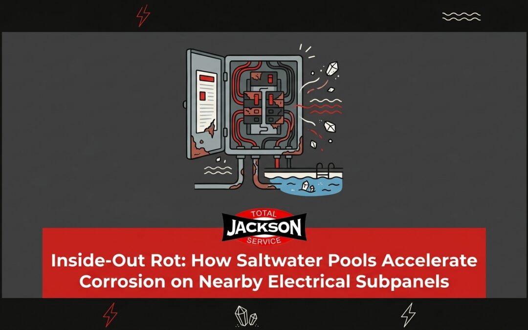 How Saltwater Pools Accelerate Corrosion on Nearby Electrical Subpanels