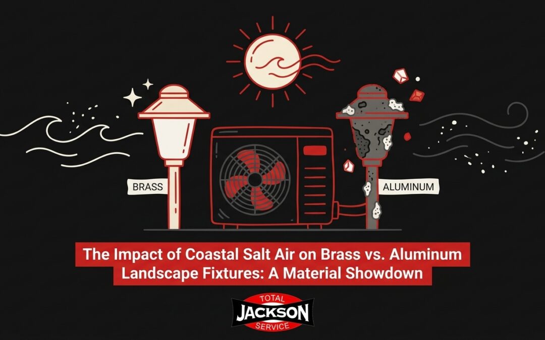 The Impact of Coastal Salt Air on Brass vs. Aluminum Landscape Fixtures